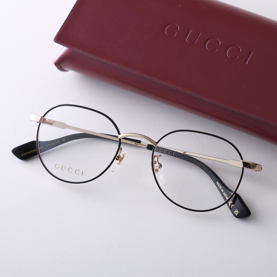 GUCCI（グッチ） メガネ GG1747OA メンズ ボストン型 ラウンド