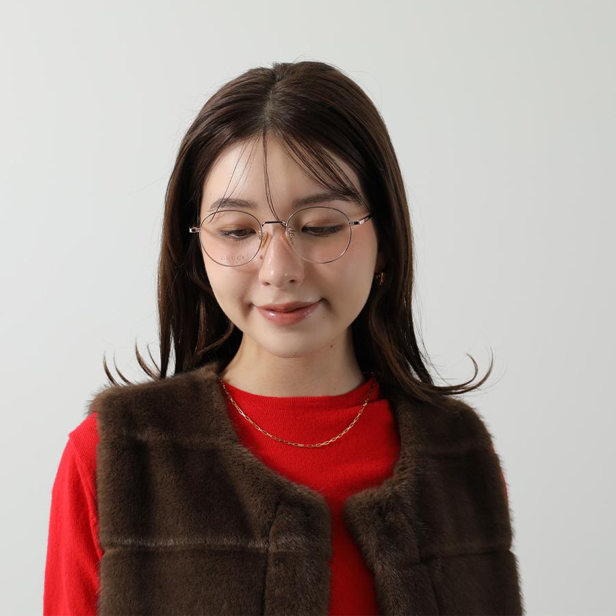 GUCCI（グッチ） メガネ GG2004OA レディース ボストン型 メタル