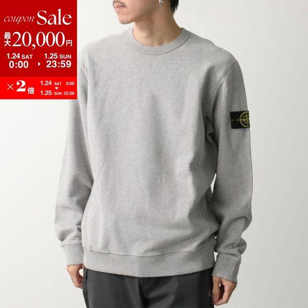 俺*な様 Stone  ストーンアイランド グレー コットン ニット STONE ISLAND(ストーンアイランド) CREWNECK KNIT / MELANGE GREY