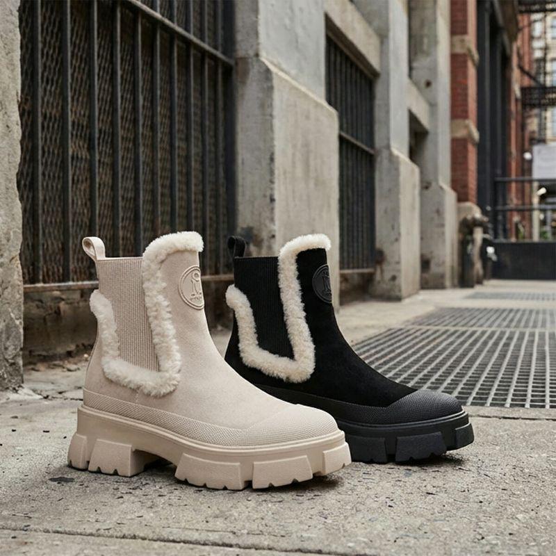 STEVE MADDEN（スティーブ・マデン） スエードチェルシーブーツ