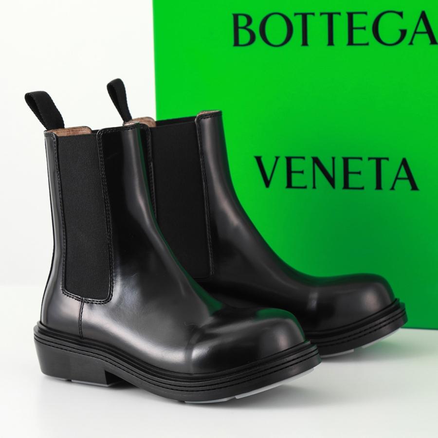 BOTTEGA VENETA ファイヤーマン アンクルブーツ ブラック BOTTEGA VENETA（ボッテガ・ヴェネタ） 【訳あり】BOTTEGA VENETA