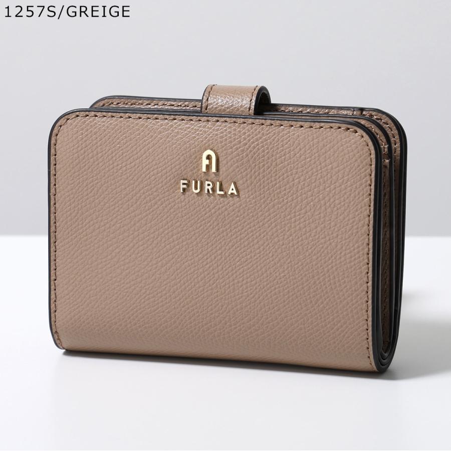 美品 FURLA カメリア レザー 二つ折り財布 ロゴ ベージュ 箱 保存袋つき 楽天市場】フルラ 二つ折り財布 カメリア Sサイズ レディース FURLA