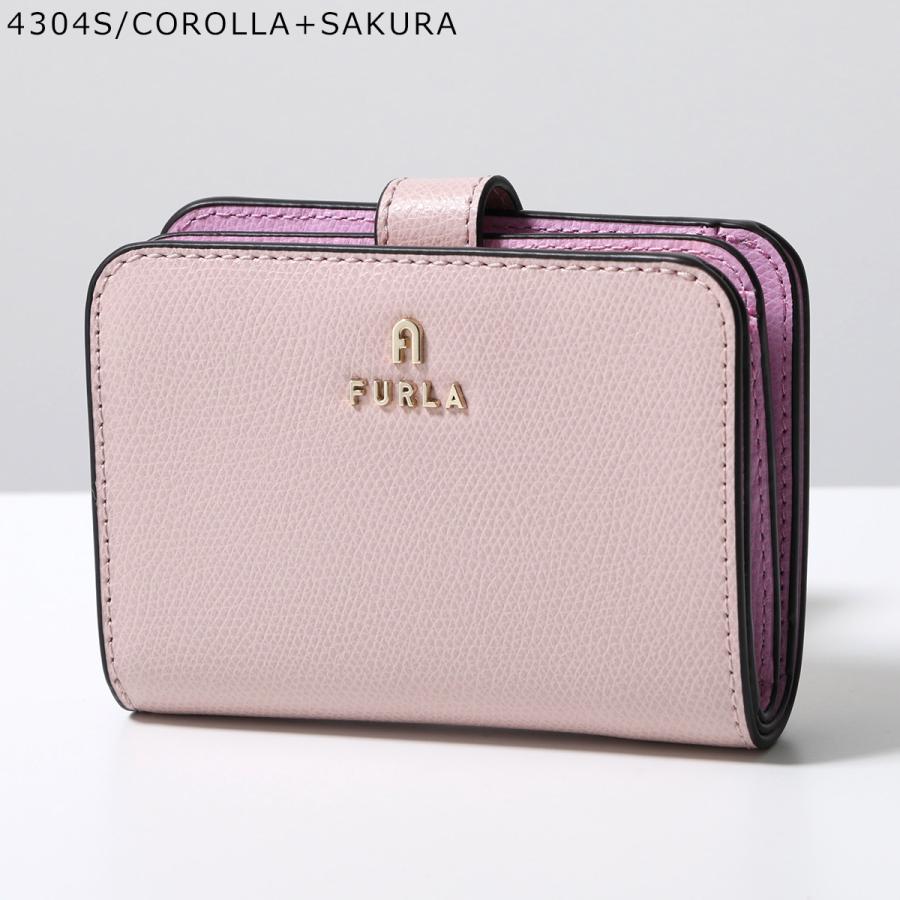 FURLA フルラ 二つ折り財布 小銭入付き カメリア WP00304 ARE000 4304S CAMELIA S レディース ピンク FURLA（フルラ） 二つ折り財布 Furla Camelia S カメリア WP00315