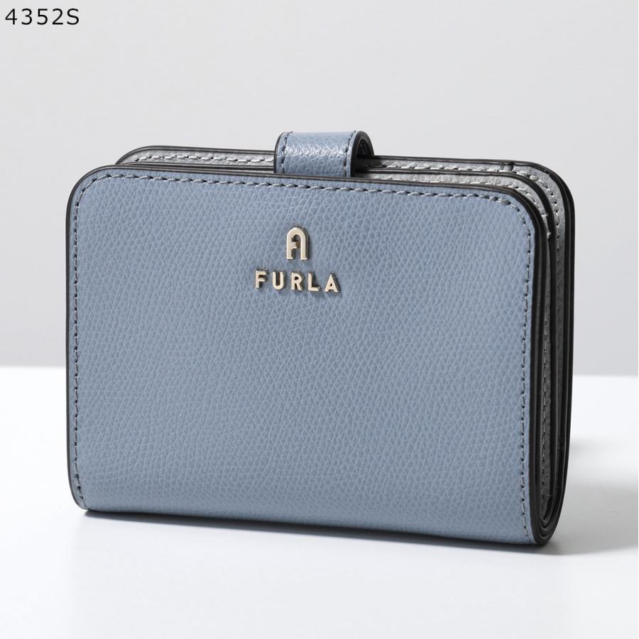 【ちゃあ】FURLA二つ折り財布・カメリアS・ネイビー/グレージュ FURLA（フルラ） 二つ折り財布 Furla Camelia S カメリア WP00315