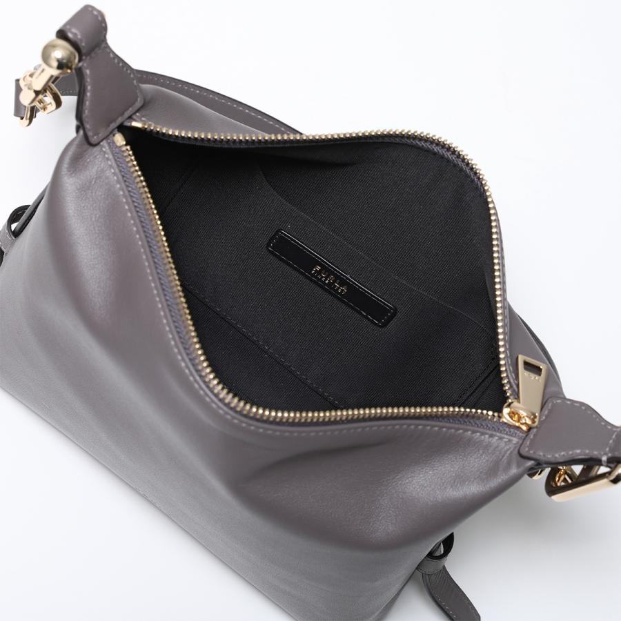 【使用1回】FURLA　Toni Antracite ジャカード ハンドバッグ FURLA（フルラ） ショルダーバッグ TONIE MINI HOBO トニー ミニ