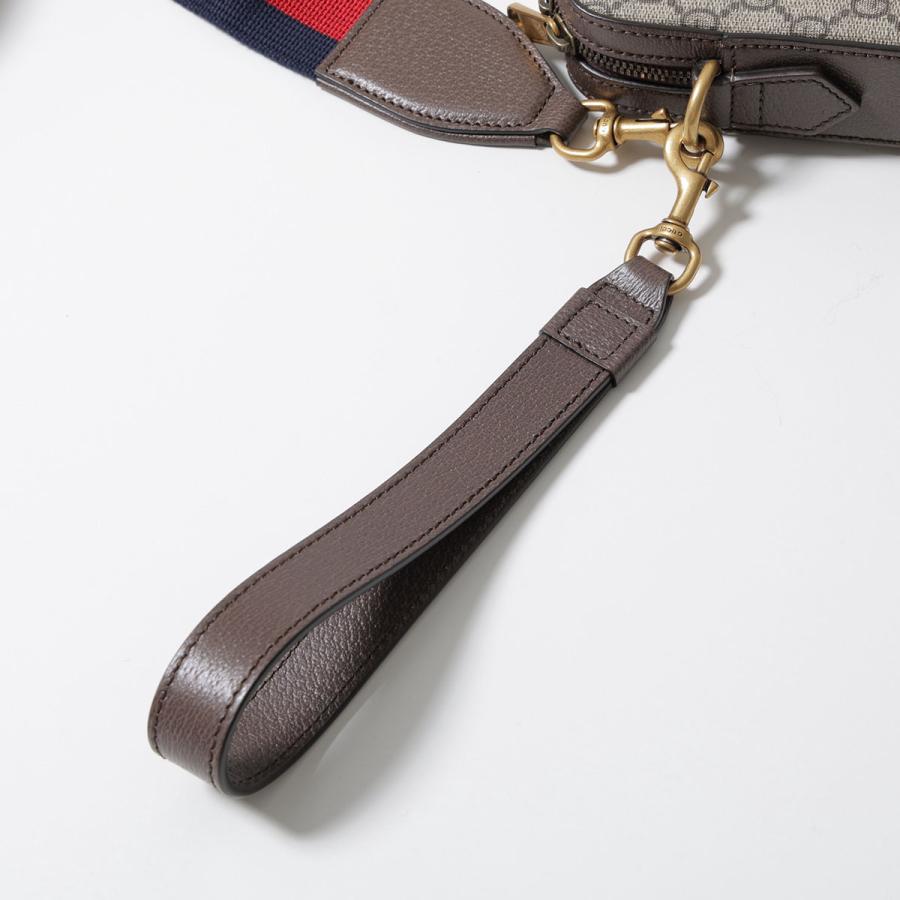 専用■グッチ ショルダーバッグ ストライプ レザー メンズ ロゴ型押し 焦茶色 専用□グッチ ショルダーバッグ ストライプ レザー メンズ ロゴ型押し