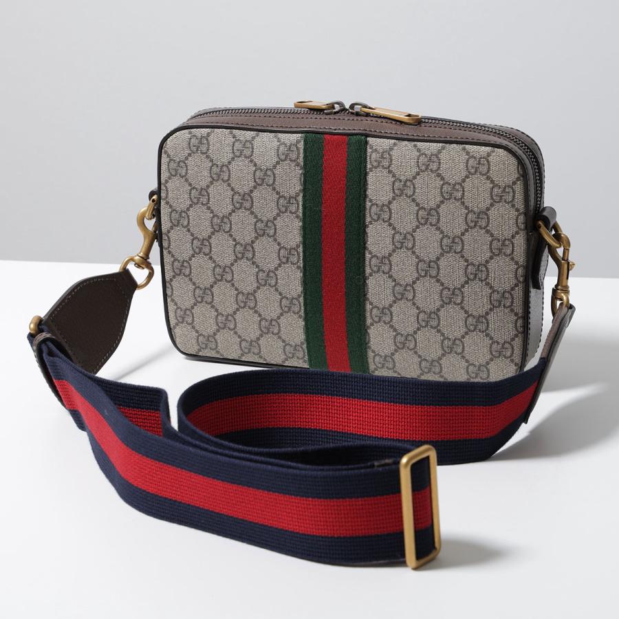 GUCCI グッチ GGスプリーム カメラバッグ ショルダーバッグ 美品 ショルダーバッグ グッチ ビー カメラバッグ GGスプリーム レザー