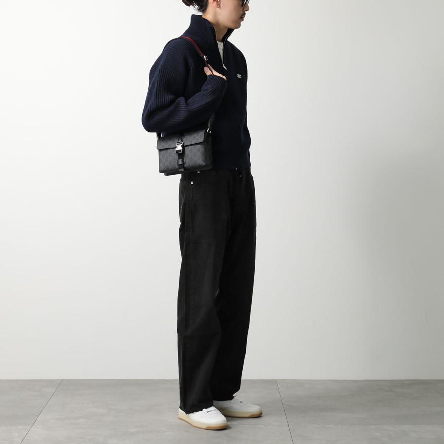 GUCCI ボディバッグ ブラック ストライプ GUCCI（グッチ） ショルダーバッグ 816953 FAD8C メンズ GGスプリーム
