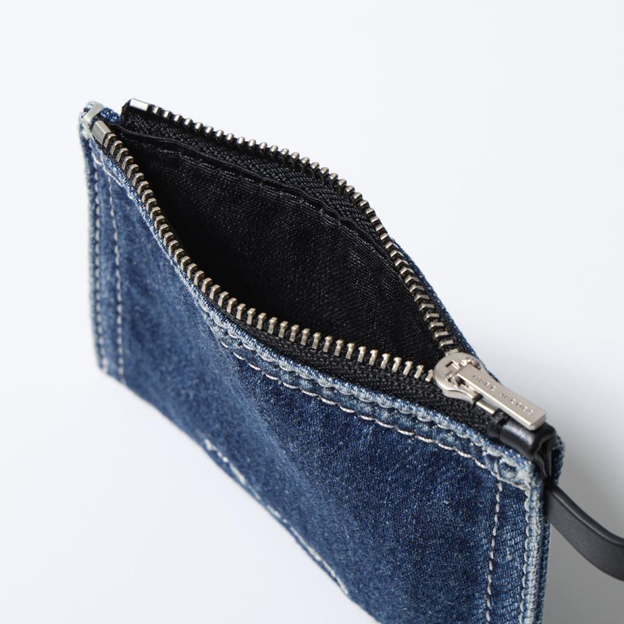 MARC JACOBS マークジェイコブス ショルダーバッグ ザ ボウ デニム サック バッグ ミニ 2P5HSC007H03 リボン ポーチ 鞄 492/MEDIUM-WASH-INDIGOの画像
