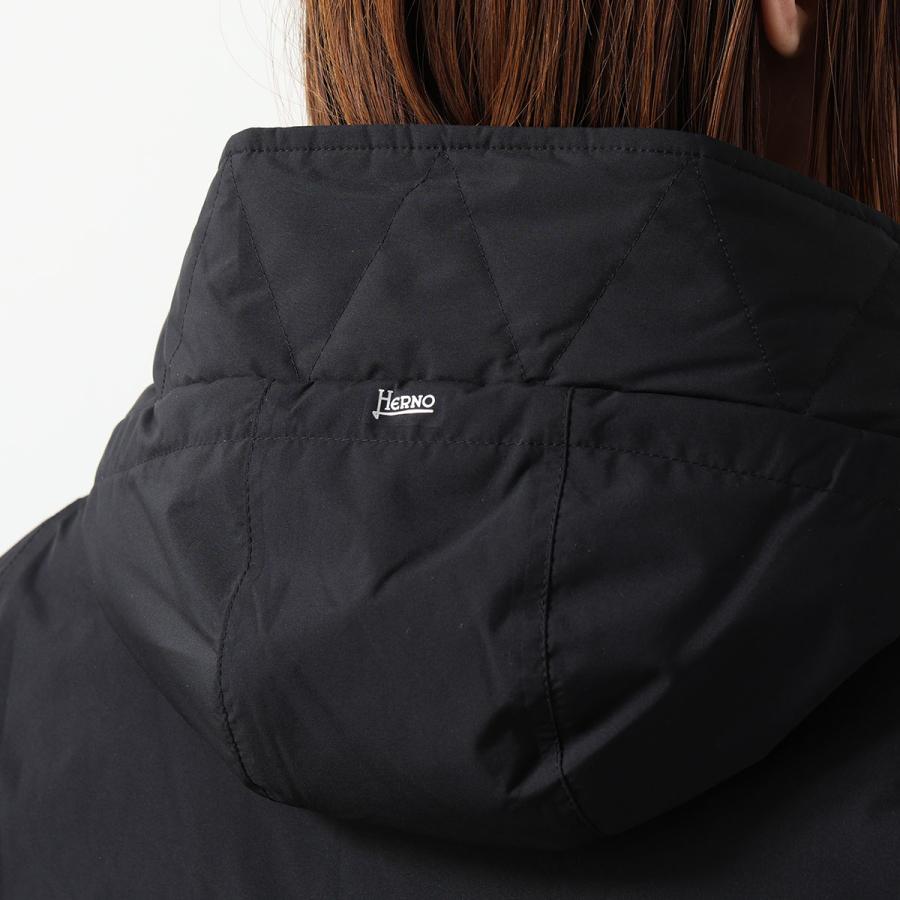 HERNO FUNCTIONAL WARDROBE ヘルノ ファンクショナルワードローブ ダウンコート PI002078D 12840 レディース フード付き サムホール カラー2色の画像