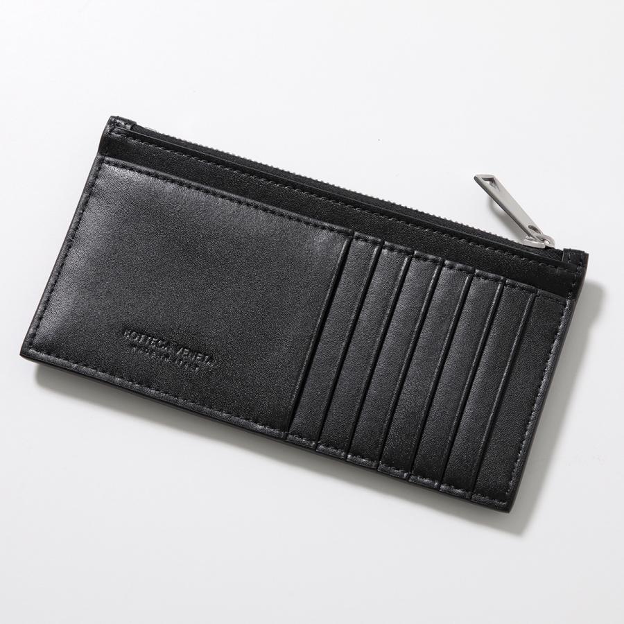 専用です‼️ ボッテガヴェネタ　ケース　小銭入れ　マキシイントレチャート　黒 マキシイントレチャート カードケース コインケース レザー ブラック