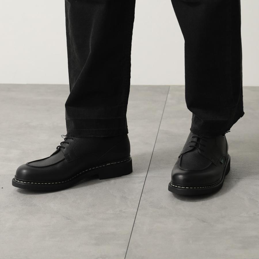 Paraboot パラブーツ レザーシューズ CHAMBORD シャンボード 235732 メンズ グレインレザー Uチップ TEX SOLE シューズ 革靴 GRAINE-NOIRの画像