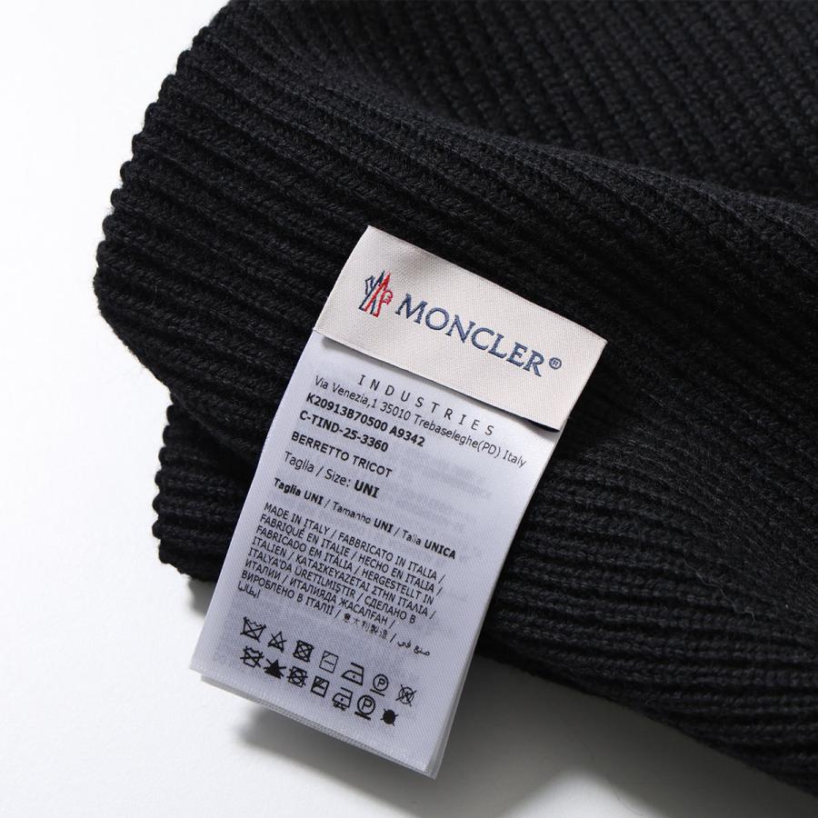 MONCLER（モンクレール） ニット帽 3B70500 A9342 メンズ リブ ニット