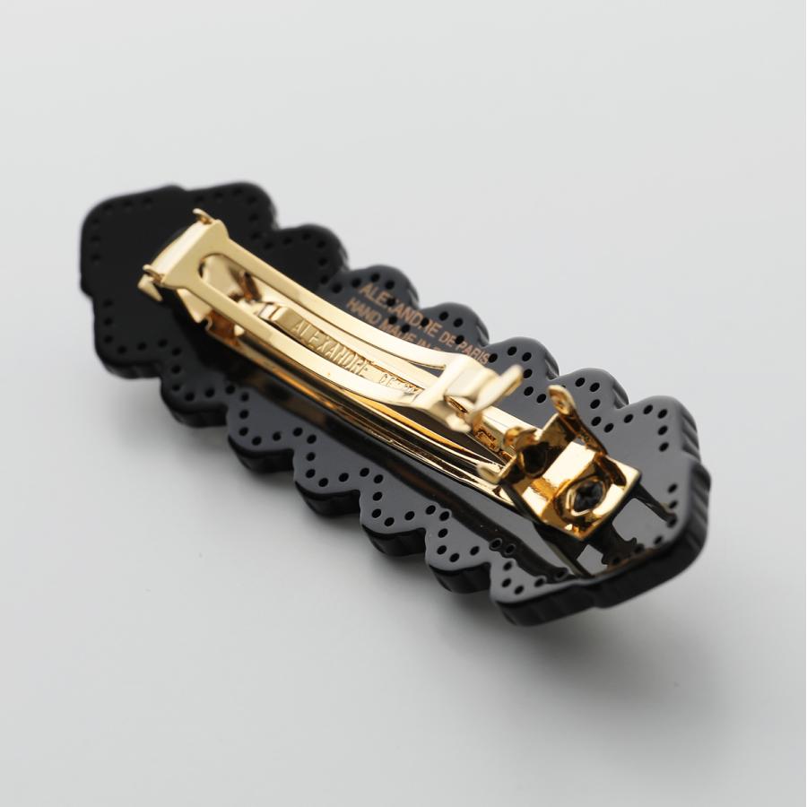 美品✨️アレクサンドルドゥパリ　パール付きバレッタ 楽天市場】アレクサンドル ドゥ パリ ALEXANDRE DE PARIS バレッタ AA8