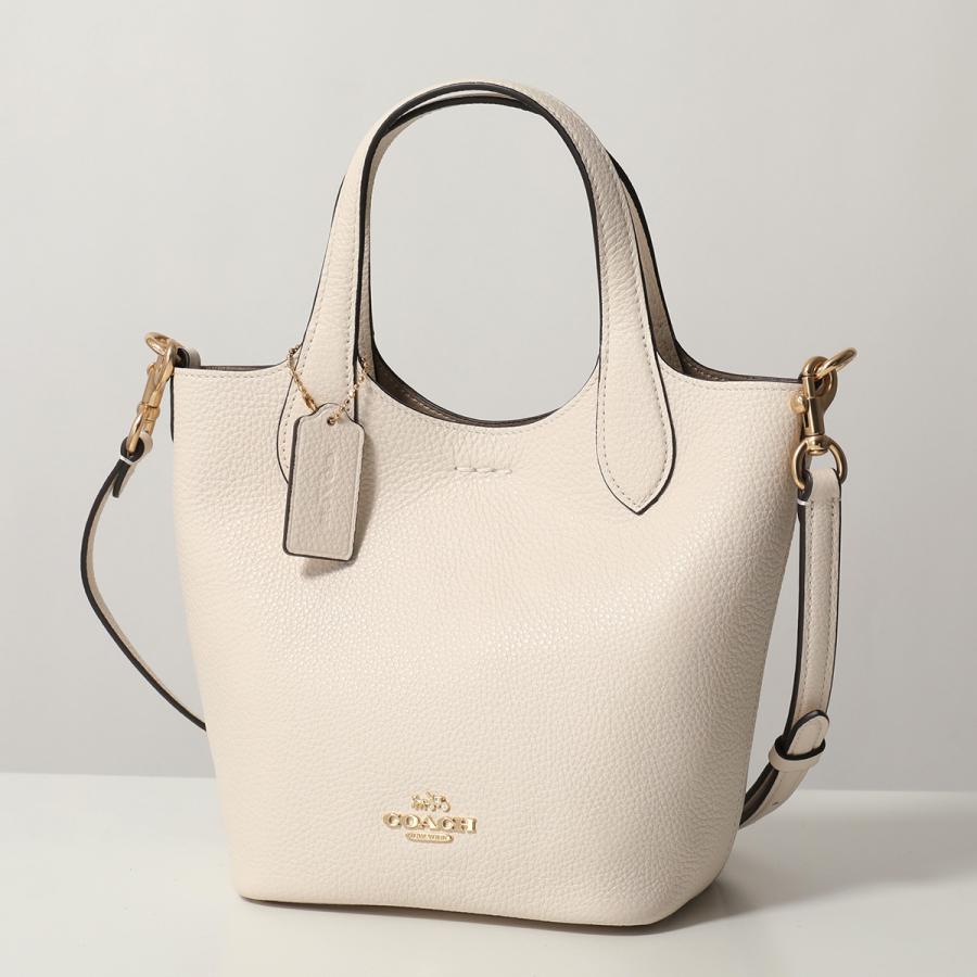 COACH ハンナバケットバッグ　ホワイト COACH（コーチ） ショルダーバッグ HANNA BUCKET ハンナ バケット