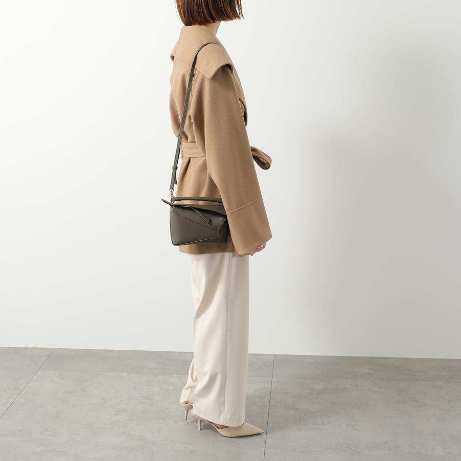 ロエベ　パズル エッジミニ　パールグレー LOEWE（ロエベ） ショルダーバッグ PUZZLE EDGE MINI パズル エッジ