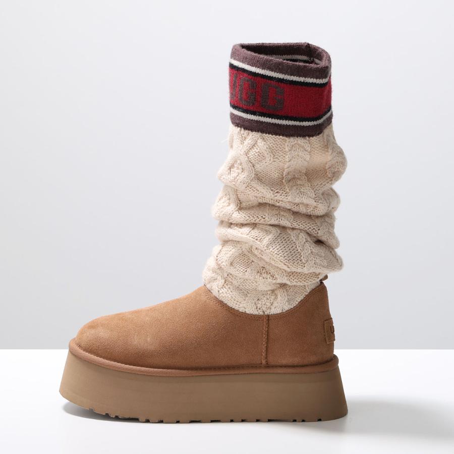 UGG クラシック セーター レター トール 日本未発売！UGG(アグ) CLASSIC SWEATER LETTERのニットブーツが今アツ