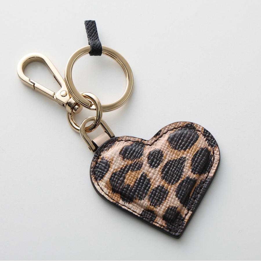 Smythson（スマイソン） キーリング PMA LEOPARD HEART KEYRING