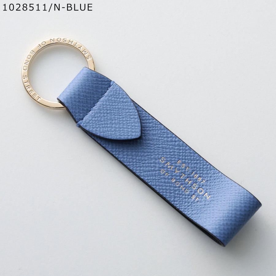 smythson スマイソン Panamaレザー トリンケットトレイ 定価5万円 Smythson（スマイソン） キーリング PMA KEYRING W/LEATHER STRAP