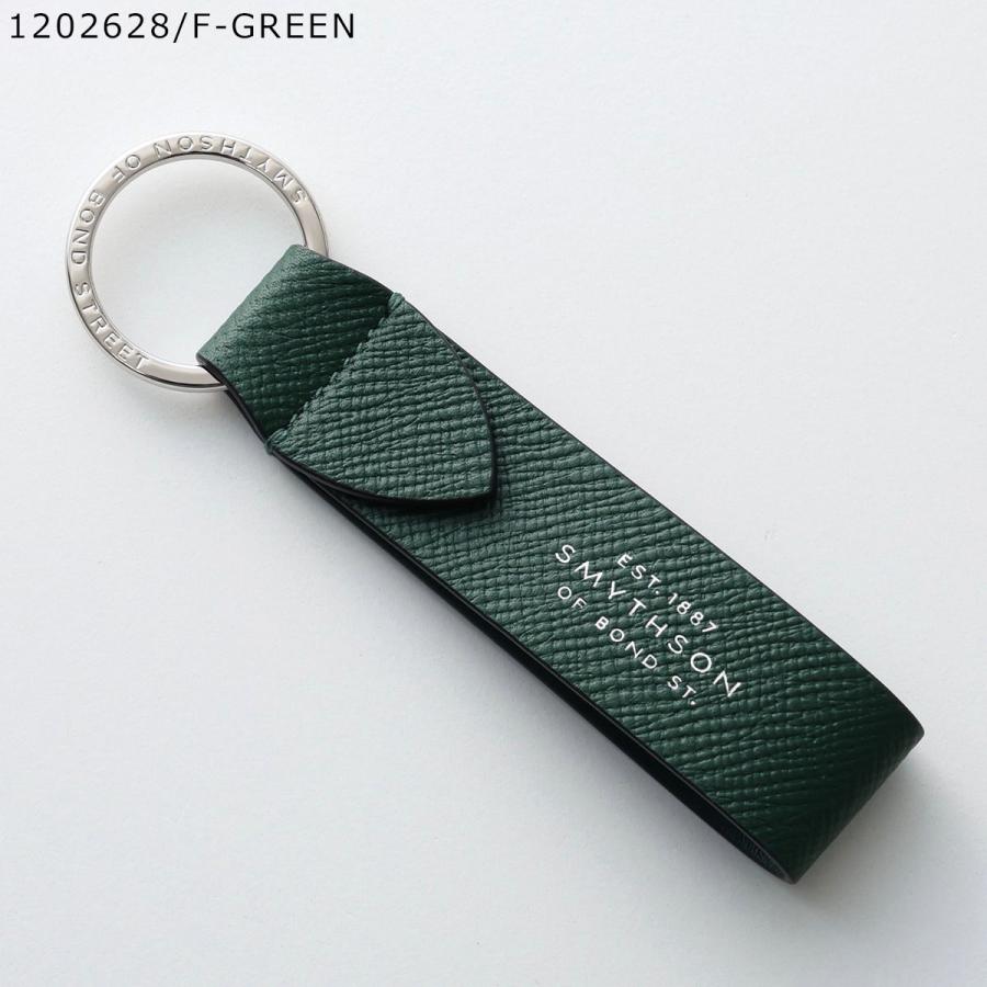 smythson スマイソン Panamaレザー トリンケットトレイ 定価5万円 Smythson（スマイソン） キーリング PMA KEYRING W/LEATHER STRAP