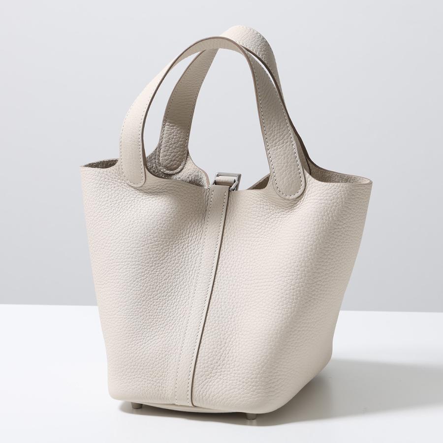 HERMES エルメス ピコタン PICOTIN LOCK PM 18 ピコタンロック H056289CK レディース トリヨンクレマンス 鞄 W刻印 SV金具 BETON/ベトンの画像
