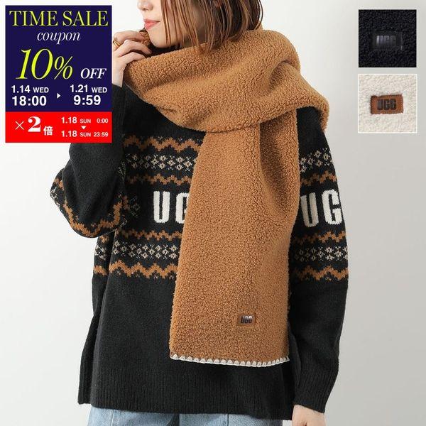 [あす着] アグオーストラリア UGG Australia マフラー レディース W UGGfluff SCALLOPED SCARF UGG（アグ） マフラー W UGGfluff SCALLOPED SCARF フラッフ