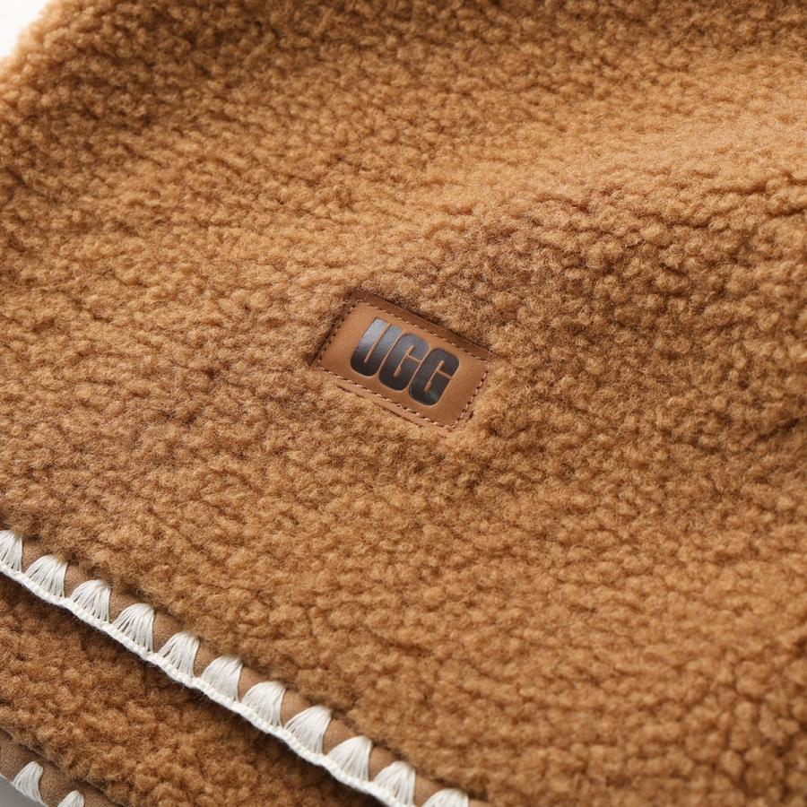 UGG 大判ストール UGG（アグ） マフラー W UGGfluff SCALLOPED SCARF フラッフ