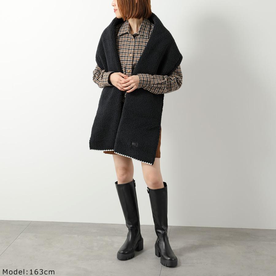 【新品未使用、タグ付き】UGGフラッフ スカロップド スカーフ UGG（アグ） W UGGFLUFF SCALLOPED SCARF UGGフラッフ スカロップド