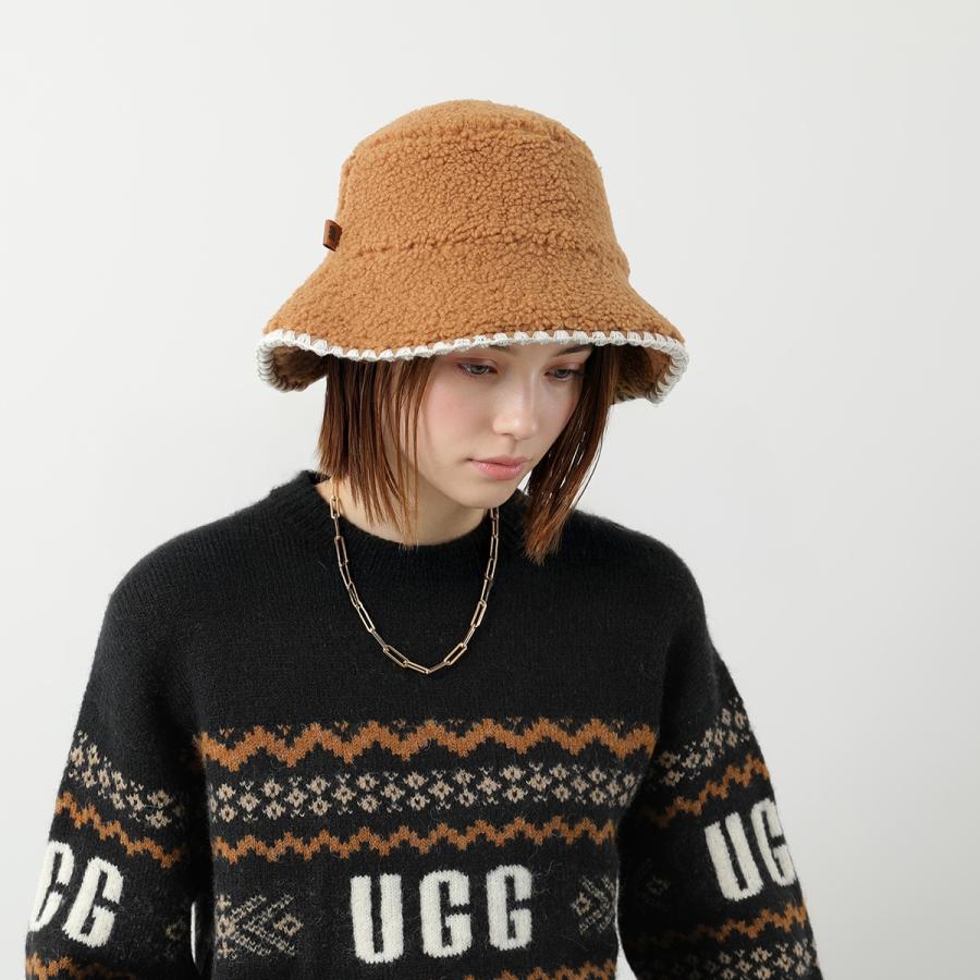UGG（アグ） バケットハット UGGfluff Scalloped Hat フラッフ