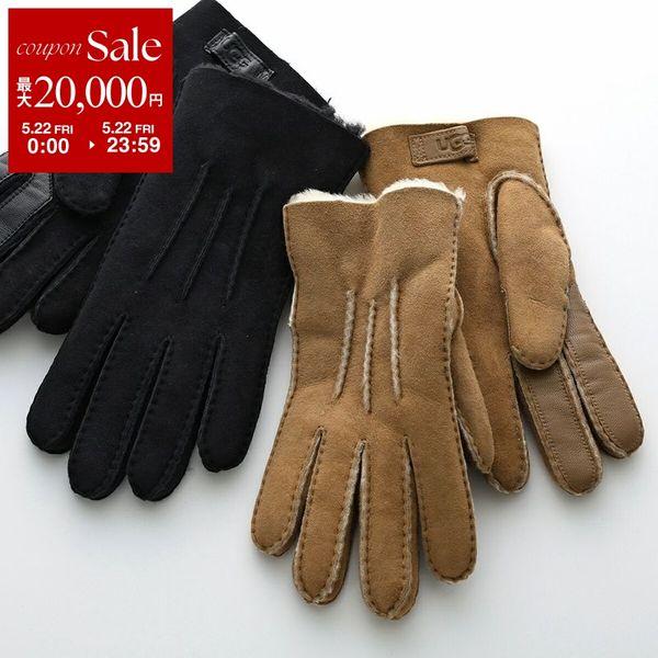 【新品未使用】UGG シープスキンシームドグローブ (手袋) Chestnut UGG（アグ） 手袋 Sheepskin Tech Glove シープスキン テック グローブ