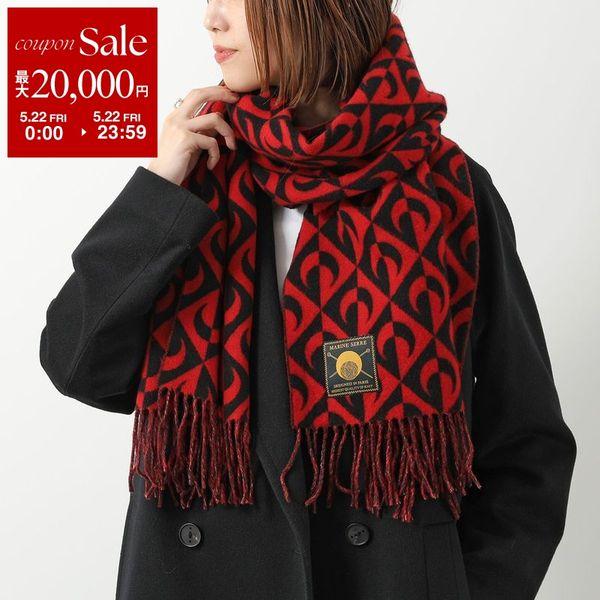 marine serreマリーンセル moon argyle scarf MARINE SERRE（マリーンセル） マリーン セル マフラー Moon Lozenge