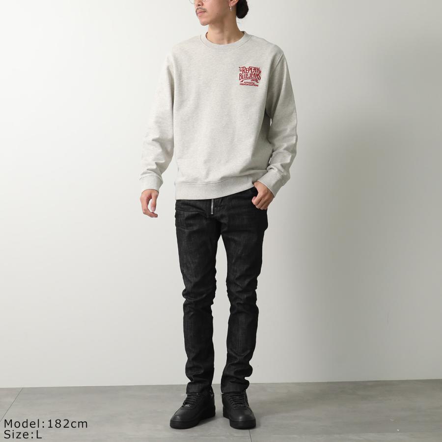 REPLAY（リプレイ） スウェットシャツ COTTON FRENCH TERRY FLEECE