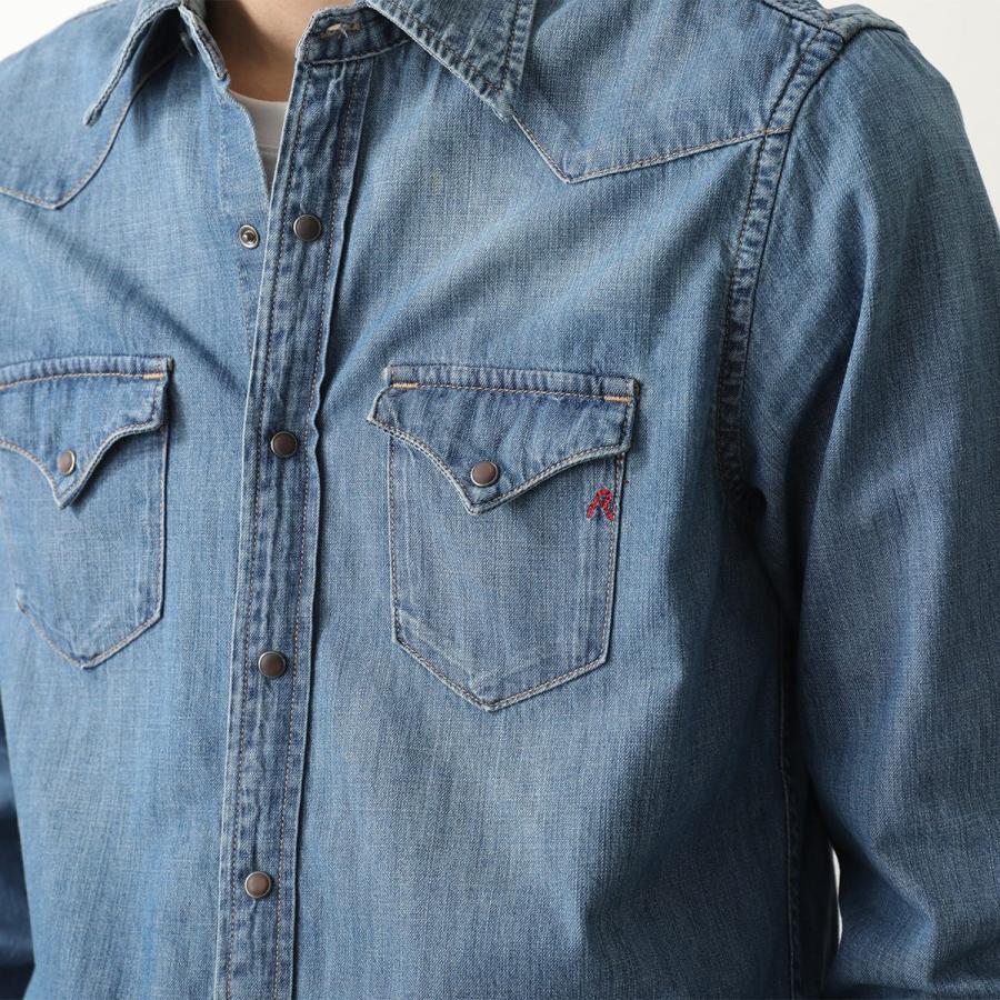 REPLAY（リプレイ） デニムシャツ 6.5 OZ DEEP BLUE DENIM M4023T 000