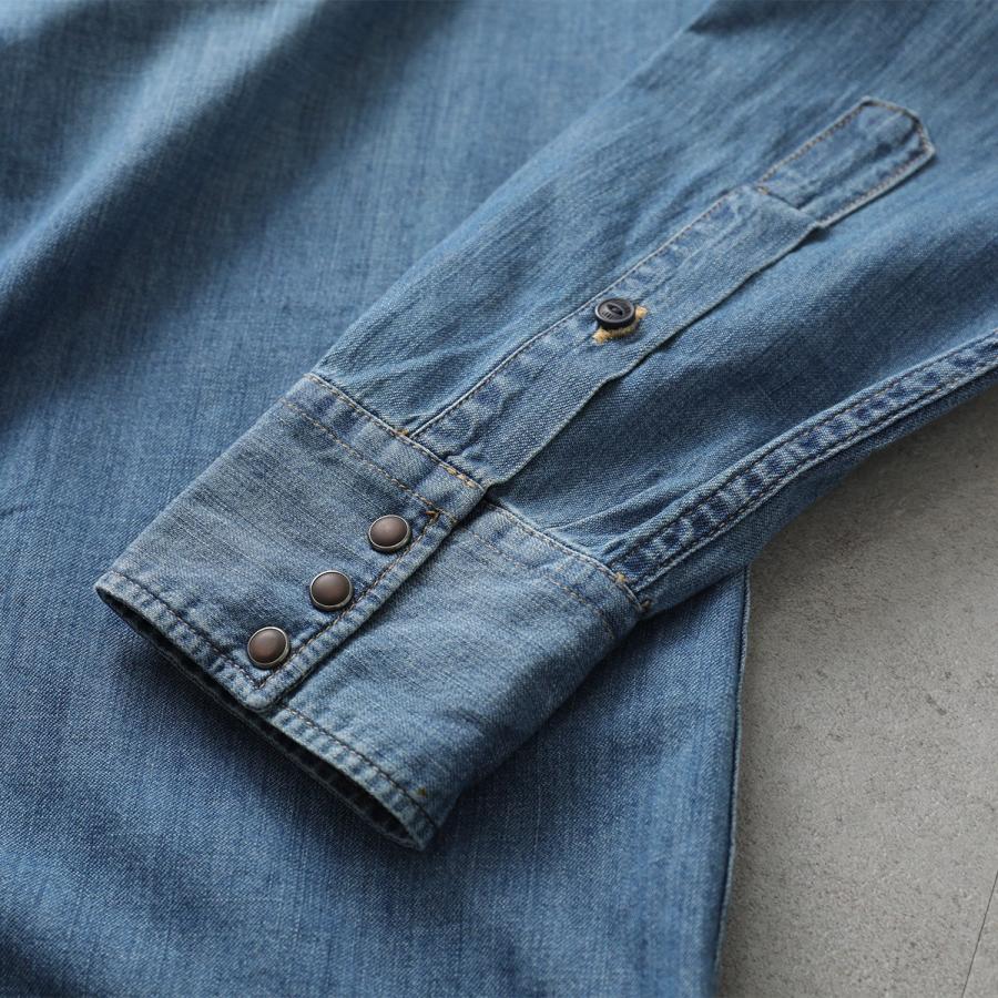 REPLAY（リプレイ） デニムシャツ 6.5 OZ DEEP BLUE DENIM M4023T 000