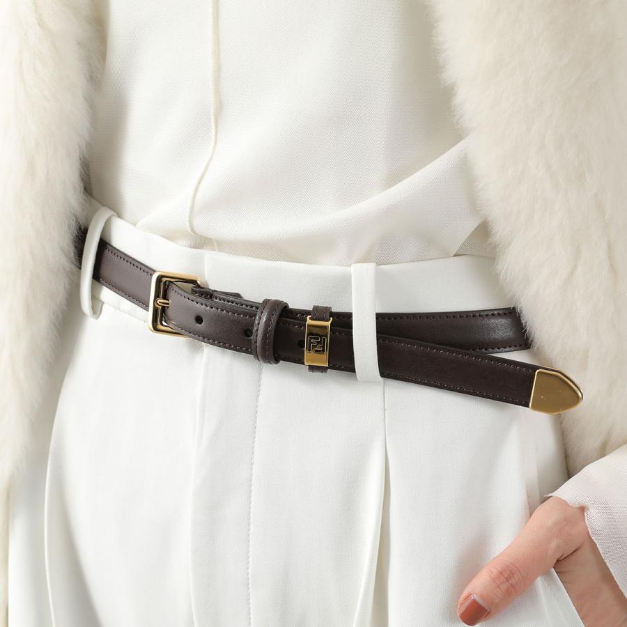 FENDI（フェンディ） ナローベルト 8C0740 ASUO レディース レザー