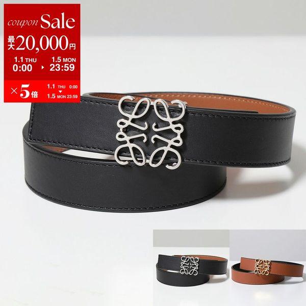 ロエベ アナグラム　リバーシブルベルト 80 LOEWE（ロエベ） ベルト ANAGRAM REV 2.8 CM BELT アナグラム