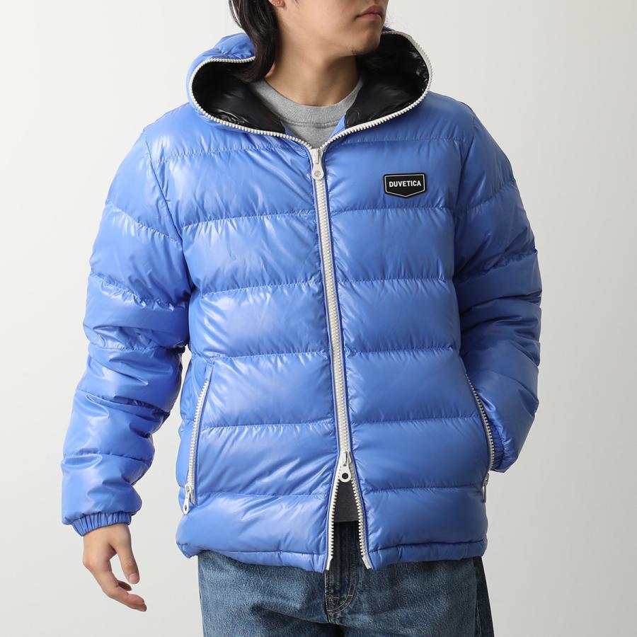 【美品】DUVETICA デュベティカ フード ダウンジャケット 50 ブルー DUVETICA（デュベティカ） ダウンジャケット VUDJ00216 メンズ フード