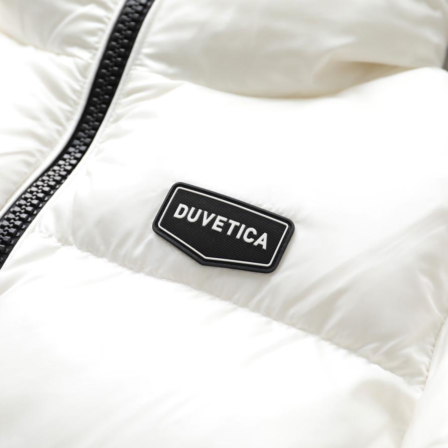 DUVETICA ホワイト ダウンジャケット ラクーン　サイズ40 DUVETICA ホワイト ダウンジャケット ラクーン サイズ40