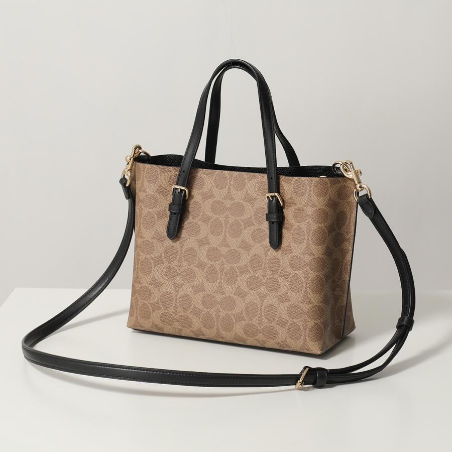 【美品】COACH ブラウンミニトートバッグ COACH（コーチ） ハンドバッグ MOLLIE 25 モリー CV965 レディース