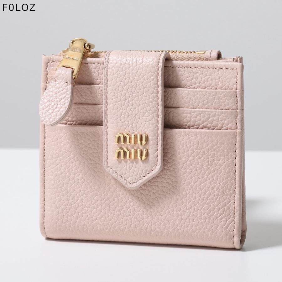 miu miu（ミュウミュウ） 二つ折り財布 5ML047 ADT7 レディース レザー