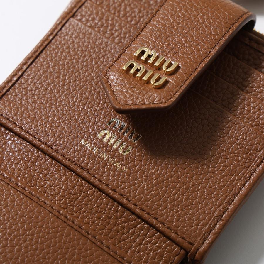 miu miu（ミュウミュウ） 二つ折り財布 5ML047 ADT7 レディース レザー