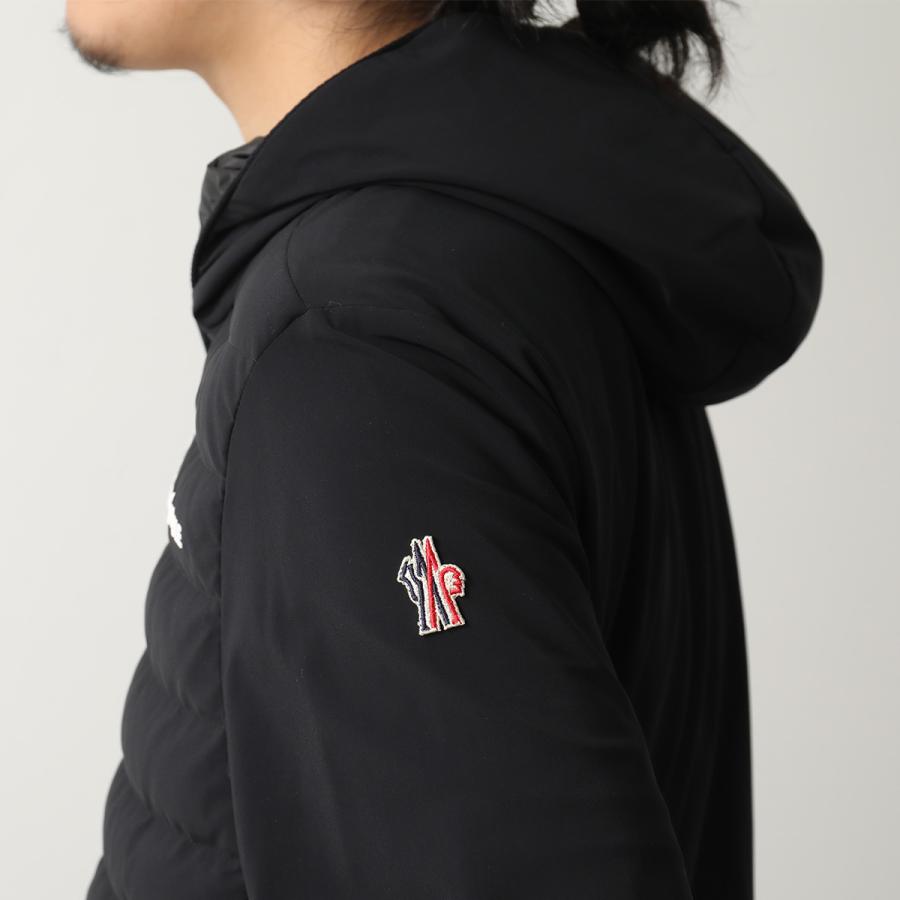 MONCLER GRENOBLE モンクレール グルノーブル ライトダウンジャケット 8G00032 89ALV メンズ ジップアップ ナイロン切り替え ハイブリットジャケット 999の画像