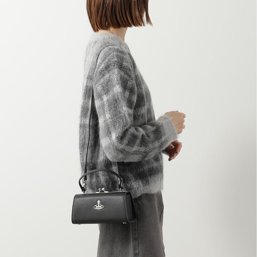 【Vivienne Westwood】ブラックレザーハンドバッグ Vivienne Westwood（ヴィヴィアンウエストウッド） ハンドバッグ