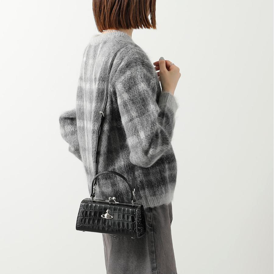 【美品】ヴィヴィアンウエストウッド ハンドバッグ レザー ウール ゴブラン織り Vivienne Westwood（ヴィヴィアンウエストウッド） ハンドバッグ DOLL