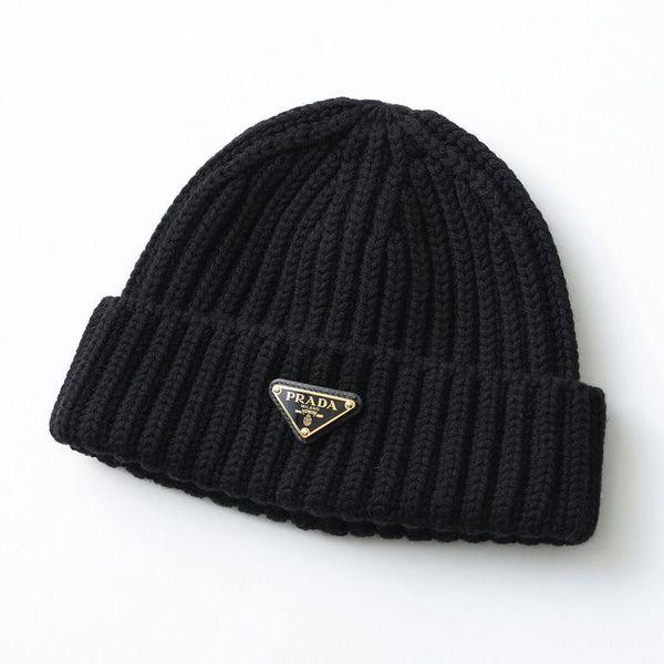 PRADA（プラダ） ニット帽 1HC390 2DZL レディース トライアングルロゴ