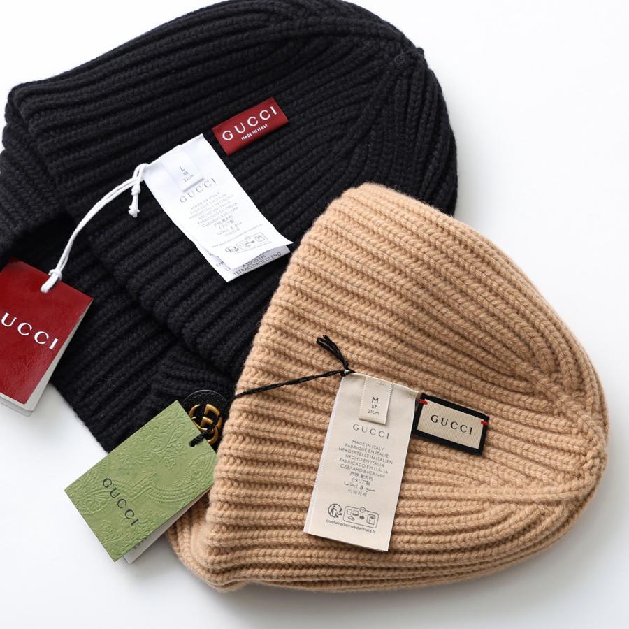 GUCCI（グッチ） ニット帽 764594 3GB02 メンズ ダブルG カシミヤ混