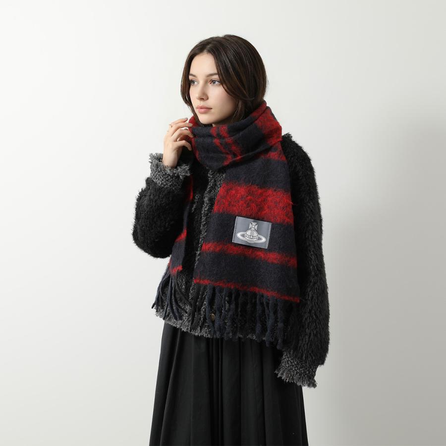 【美品】ヴィヴィアンウエストウッド　マフラー　アルパカ50% Vivienne Westwood（ヴィヴィアンウエストウッド） マフラー CHUNKY