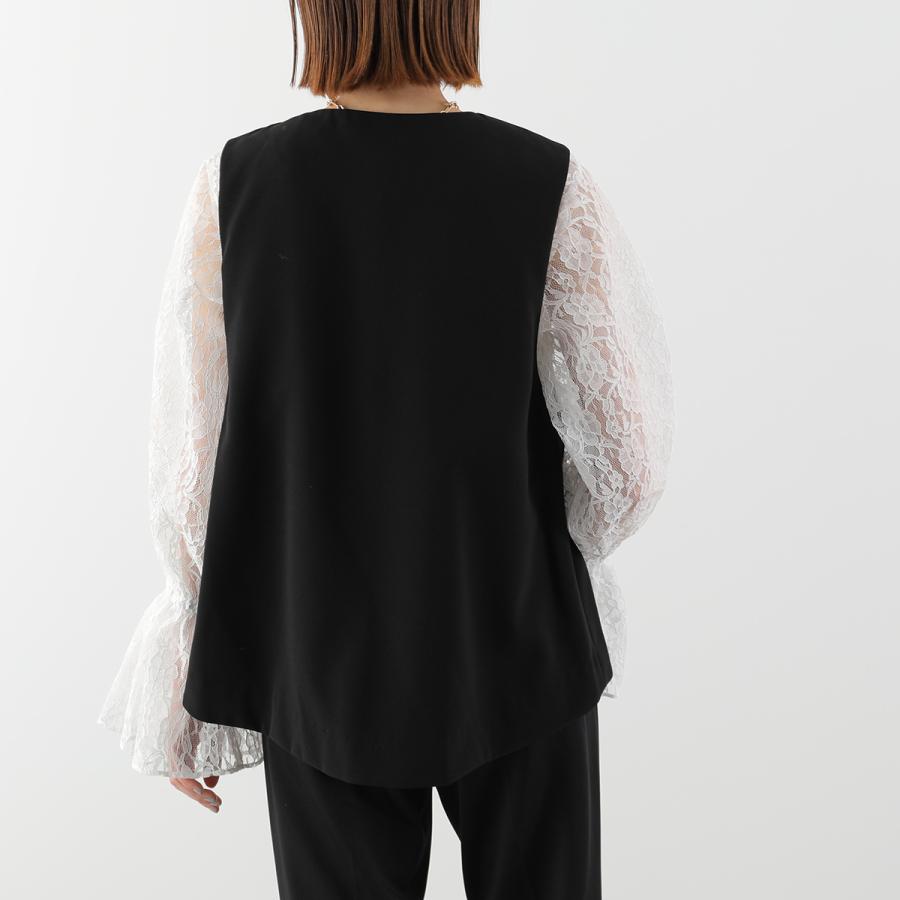 CHIGNON（シニヨン） ベスト 4956-443MK レディース フレア Vネック