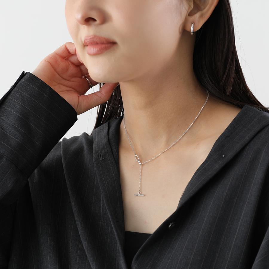 LAPUIS ラピュイ ネックレス Ring Chain necklace 254-220118 レディース ペンダント アクセサリー silver925 シルバー925 カラー2色の画像