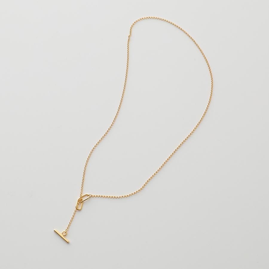LAPUIS ラピュイ ネックレス Ring Chain necklace 254-220118 レディース ペンダント アクセサリー silver925 シルバー925 カラー2色の画像